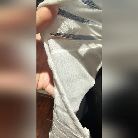 INC International Concept Illusion-Stripe HalterTop White Size X-Large - Picture 7 of 7